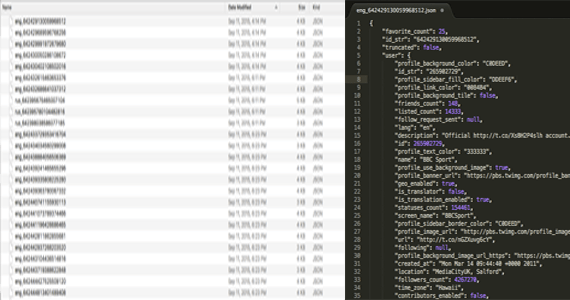 Tweet Indexer Screenshot